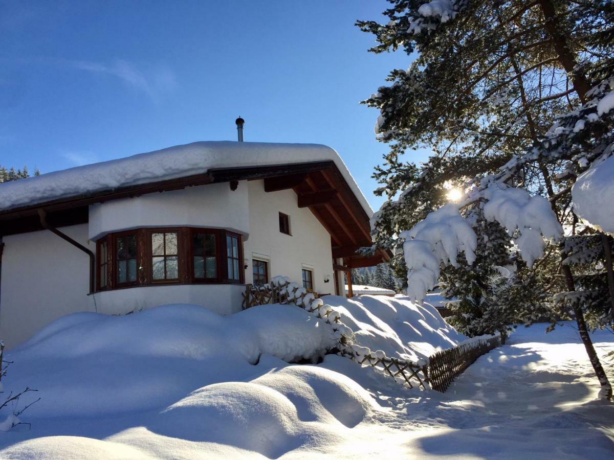 Ferienwohnung Haus Berta Leutasch Exterior foto